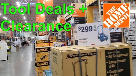 Tool Deals Clearance Home Depot Youtube