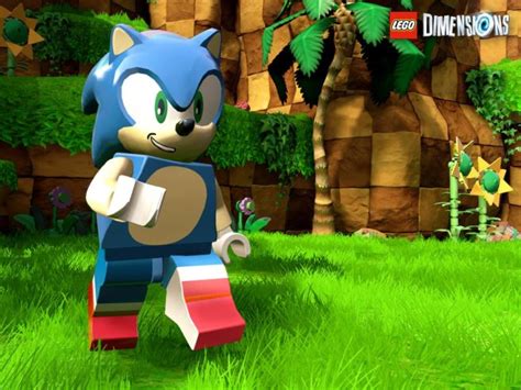 First In Game Look At Sonic In Lego Dimensions Level Pack
