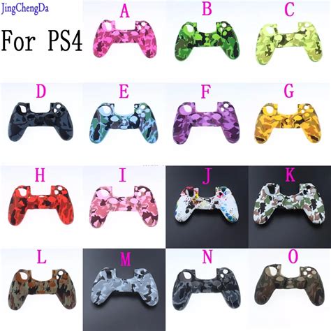 ps pro ps slim gamepad protect camouflage camo silicone gel rubber soft sleeve skin grip