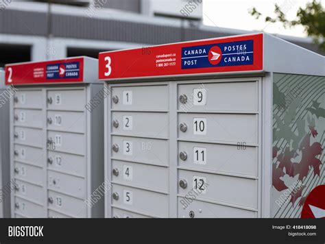 canada post mail boxes image photo  trial bigstock