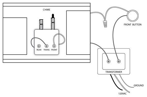 wiring  doorbell transformer diagram