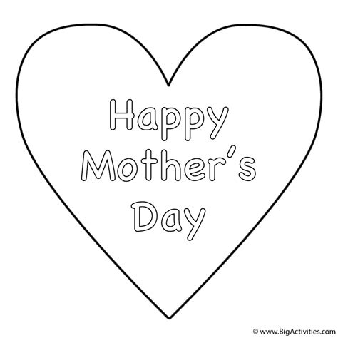 coloring pages  mothers day wartawebcom