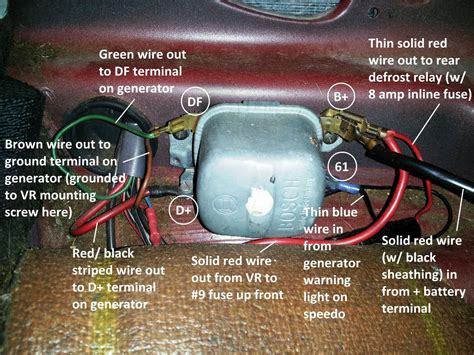 vw beetle charging system wiring