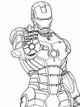 Palmo Sparare Ironman Superhero Pronto Coloradisegni Supereroi Homem Pages2color Stampa Fumetti Supereroe sketch template