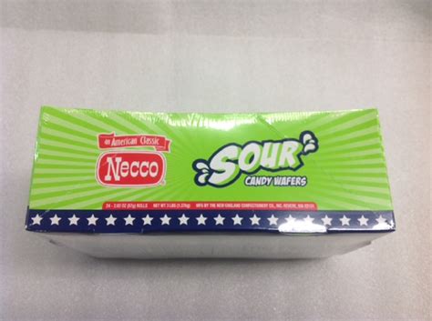 sour necco rolls sealed  count box necco wafers  ebay