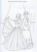 Frozen Coloring Pages Fanpop Illustrations Official Anna sketch template