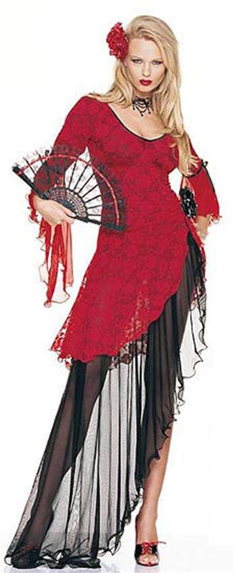 la  flamenco dancer costume