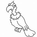 Vulture Cartoon Coloring Pages Drawing Preschool Draw Buzzard Drawings Clipart Color Printable Colouring Step Simple Kids Cartoons Cool Kindergarten Cliparts sketch template