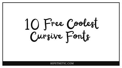 cool cursive fonts        project
