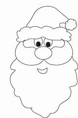 Santa Face Coloring Printable Pages Christmas Claus Kids Head Print Templates Colouring Patterns Crafts Color Fastseoguru Familyshoppingbag Easy Getcolorings Choose sketch template