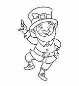 Coloring Leprechaun Pages Printable Kids St Patricks Color Irish Print Drawing Away Sheets Girl Online Colouring Clipart Template Patrick Clip sketch template