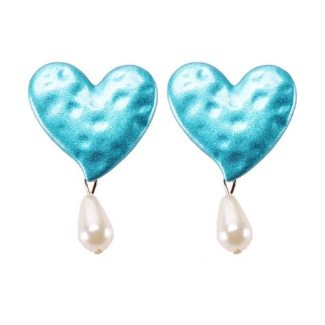 new arrival fashion women earring multi color heart shaped drop earring