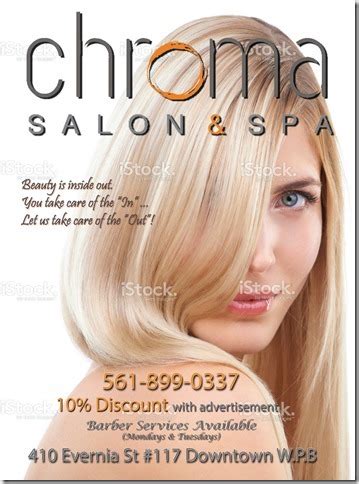 beauty  chroma salon spa    platinum