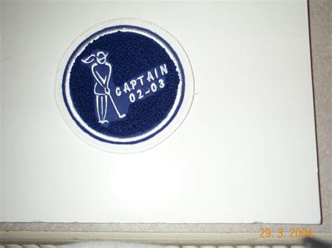 Golf Chenille Patches