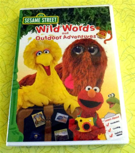 sesame street wild words  outdoor adventures  dvd video kids show ebay