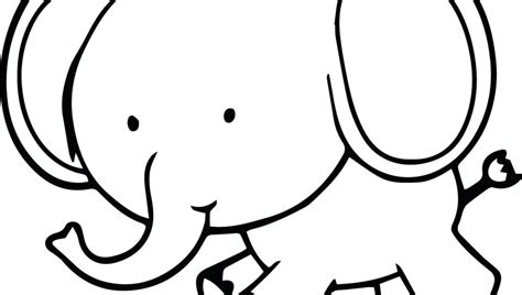 elephant cartoon coloring pages  getdrawings