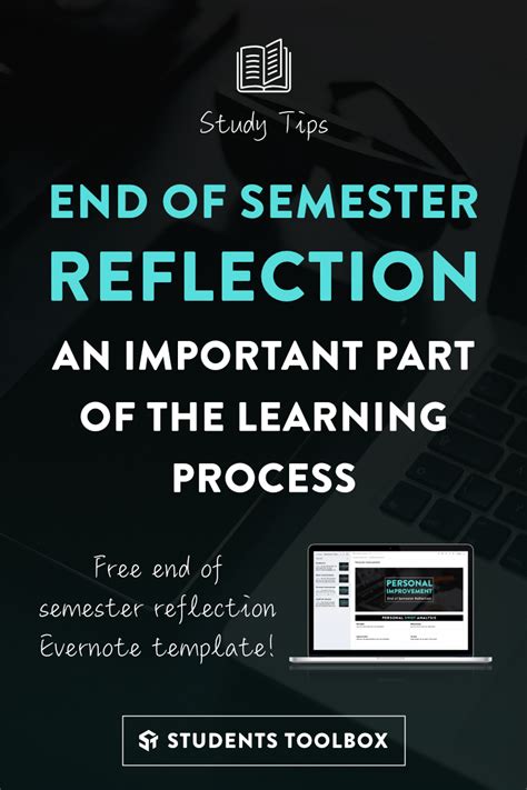 semester reflection  important part   learning process