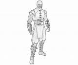 Mortal Noob Saibot Coloring Combat Pages Printable Another sketch template
