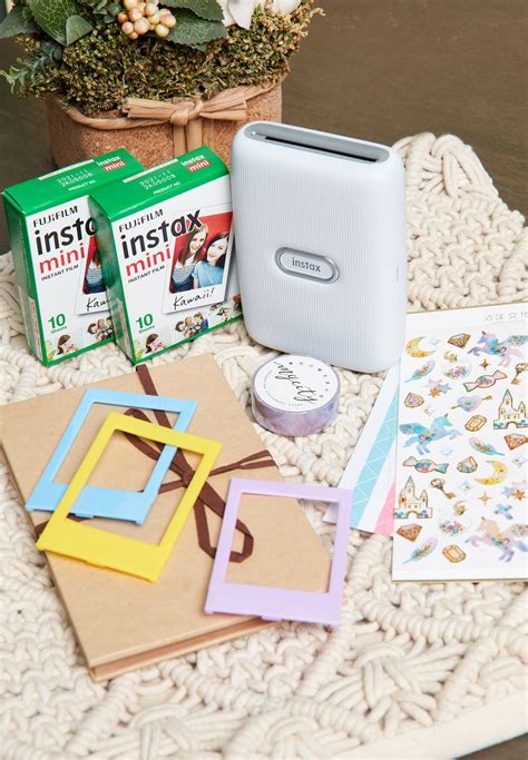 buy fujifilm white instax white printer mini link craft box  women  dubai abu dhabi