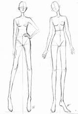 Croquis Fashion Female Template Body Templates Figure Drawing Illustration Croqui Base Google Figures Deviantart Femme Basic Clothes Models sketch template
