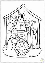 Nativity Coloring Pages Christmas Manger Scene Simple Color Preschoolers Away Moments Precious Kids Drawings Colouring Animals Printable Sheets Printables Dinokids sketch template