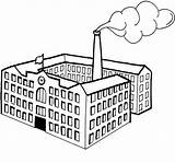 Fabbrica Fabricas Industria Disegno Colorare Azienda Pintar Fabbriche Factories Industrie Ciminiera Haz sketch template