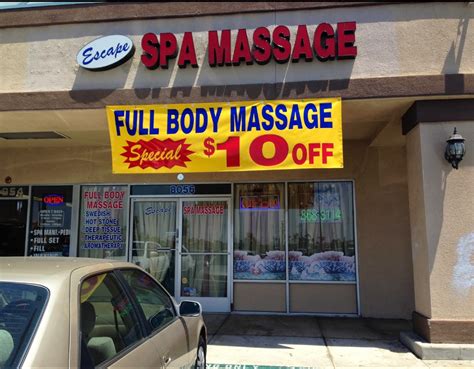 escape spa massage contact location  reviews zarimassage