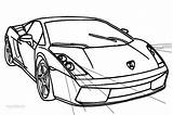 Lamborghini Coloring Pages Kids Cars Printable sketch template