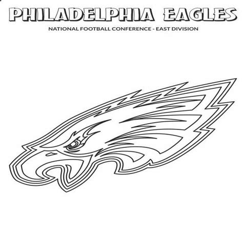 philadelphia eagles coloring pages printable  coloring sheets