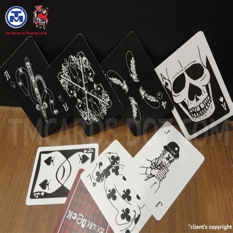 black  white playing cards custom playing cards cards
