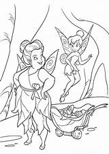 Tinkerbell Coloring Pages Clips Movie Print Color Coloring2print sketch template