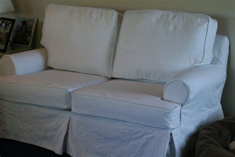 custom slipcovers  shelley white couch  loveseat