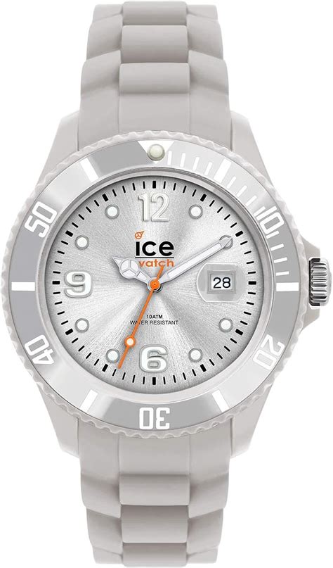 ice  montre mixte quartz analogique ice  silver