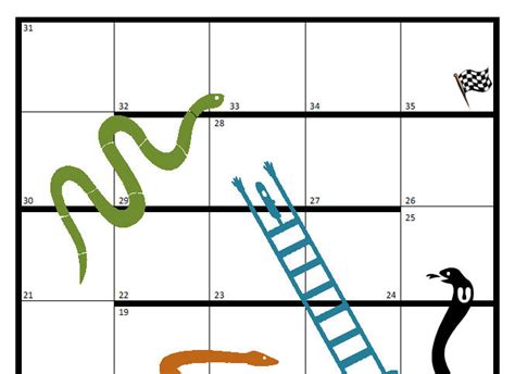 snakes  ladders board game template  games world