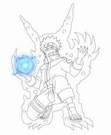 Coloring Naruto Pages Rasengan Kyuubi Devientart Template Library Clipart Line sketch template
