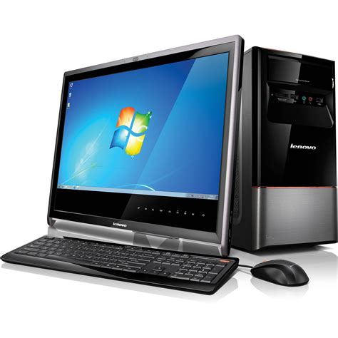 lenovo  desktop computer black qu bh photo video