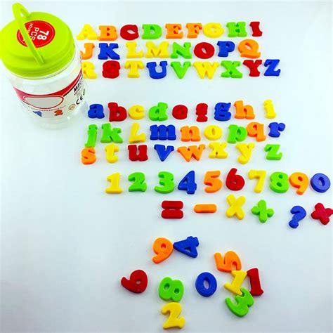 pcs magnetic letters numbers alphabet fridge magnets colorful abc