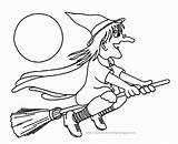 Halloween Broom Vrajitoare Colorat Planse Honkingdonkey Colorings Witches Sfatulmamicilor Coloringhome Matura Zboara sketch template