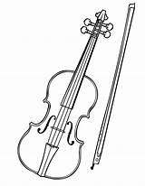 Cello Coloring Clipart Pages Webstockreview Awesome sketch template