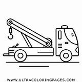 Tow Truck sketch template