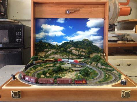1 N Scale Train Set Pictured And 1 Z Scale Set From Fao Schwartze