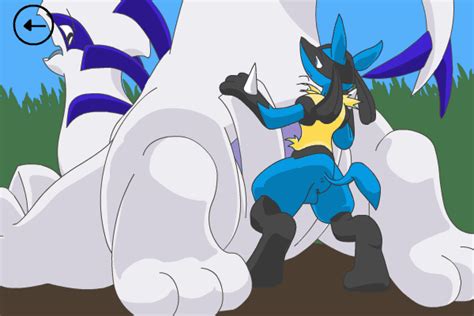 rule 34 animated anus cum feet female from behind furry larger female lucario lugia male open