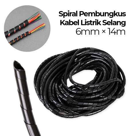 jual hegezheng spiral pembungkus pelindung kabel listrik selang