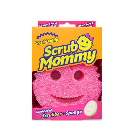 scrub daddy scrub mommy sponge pink 1ct sponge soft in warm water