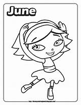 Coloring Pages June Beautiful Bros Color Davemelillo sketch template