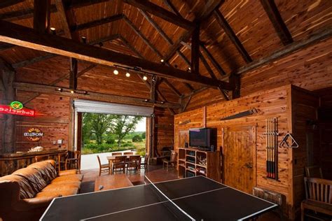 rustic man cave ideas family room farmhouse  man cave