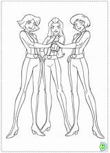 Coloring Pages Spy Totally Spies Dinokids Colorings Close Print Sheets Getdrawings sketch template