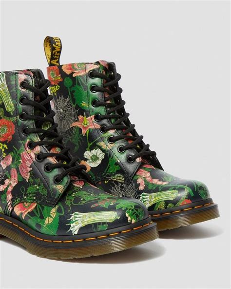 dr martens  wild botanics floral ankle boots boots dr martens boots