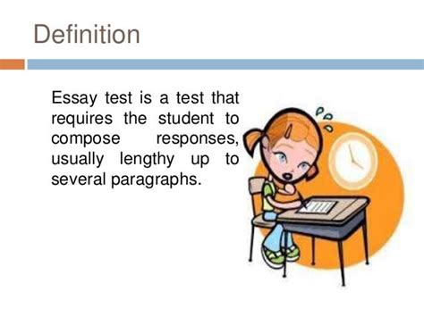 essay test meaning deaththesisxfccom