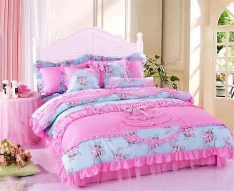 Purple Pink And Blue And Green Bedding Pink Blue